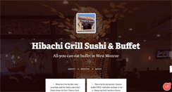 Desktop Screenshot of hibachigrillwestmonroe.com