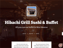 Tablet Screenshot of hibachigrillwestmonroe.com